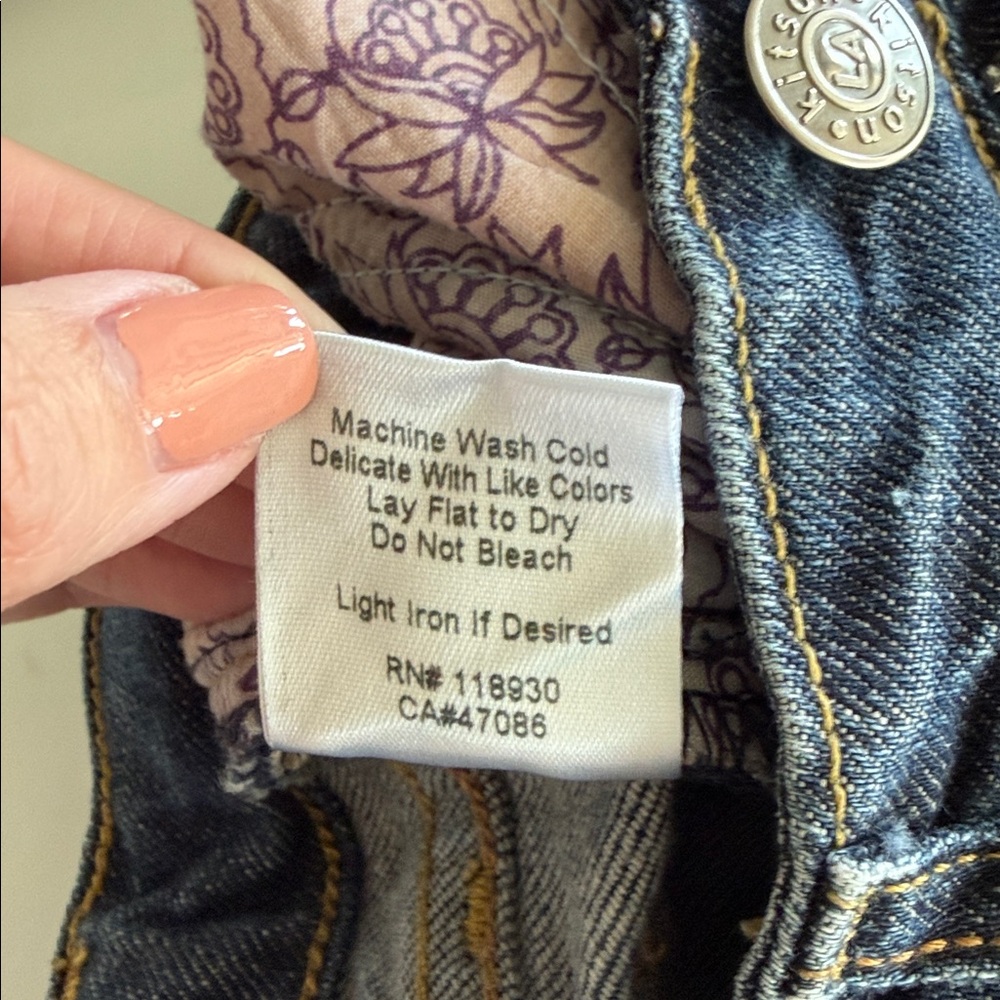 Kitson Denim with Gold Accents - Picture 9 of 9